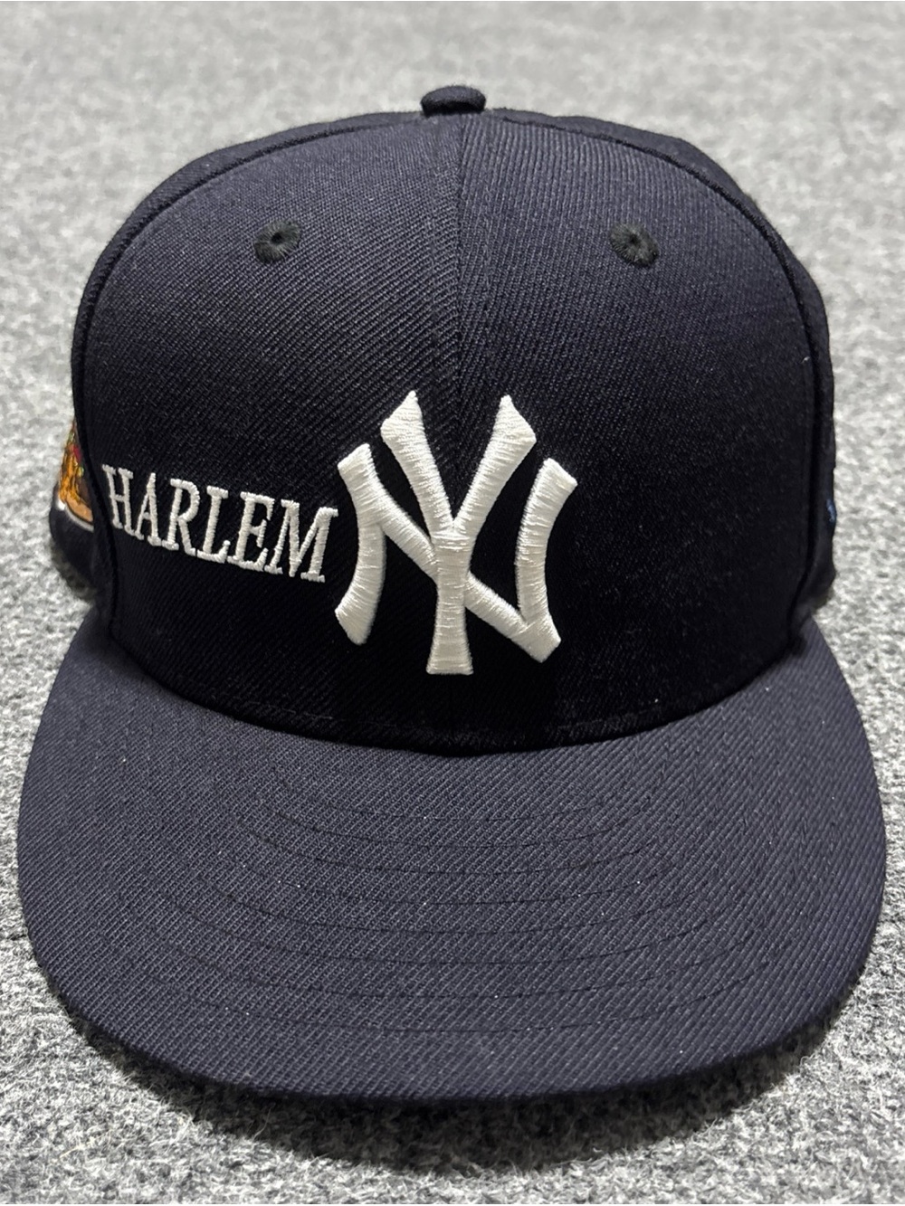 New Era New York Yankees Harlem Chopped Cheese Classic Hat 7 1/4 Navy Blue Rare